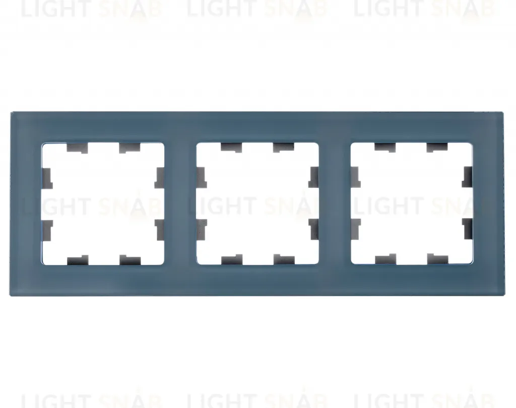 Рамка тройная Schneider Electric Atlasdesign Nature, натуральное стекло грифель ATN360703 ATN360703