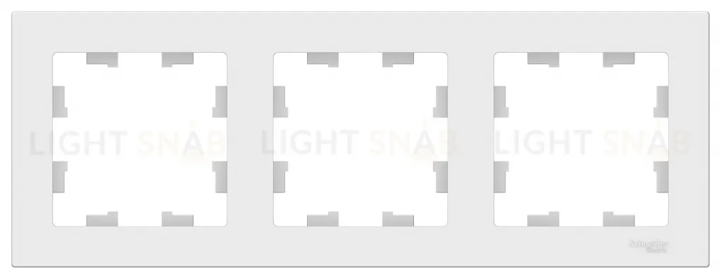 Рамка тройная Schneider Electric Atlasdesign, лотос ATN001303 ATN001303