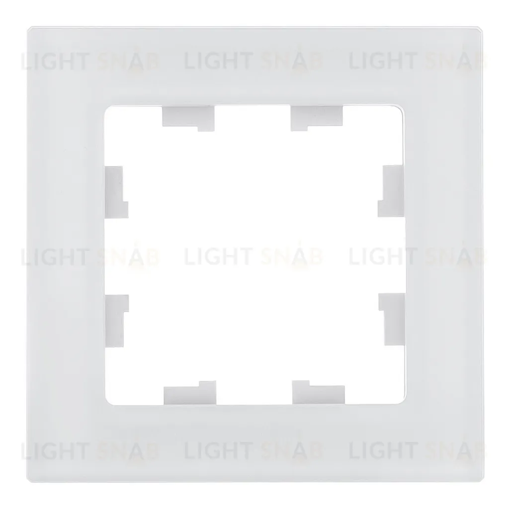 Рамка одинарная Schneider Electric Atlasdesign Nature, натуральное стекло белое ATN360101 ATN360101