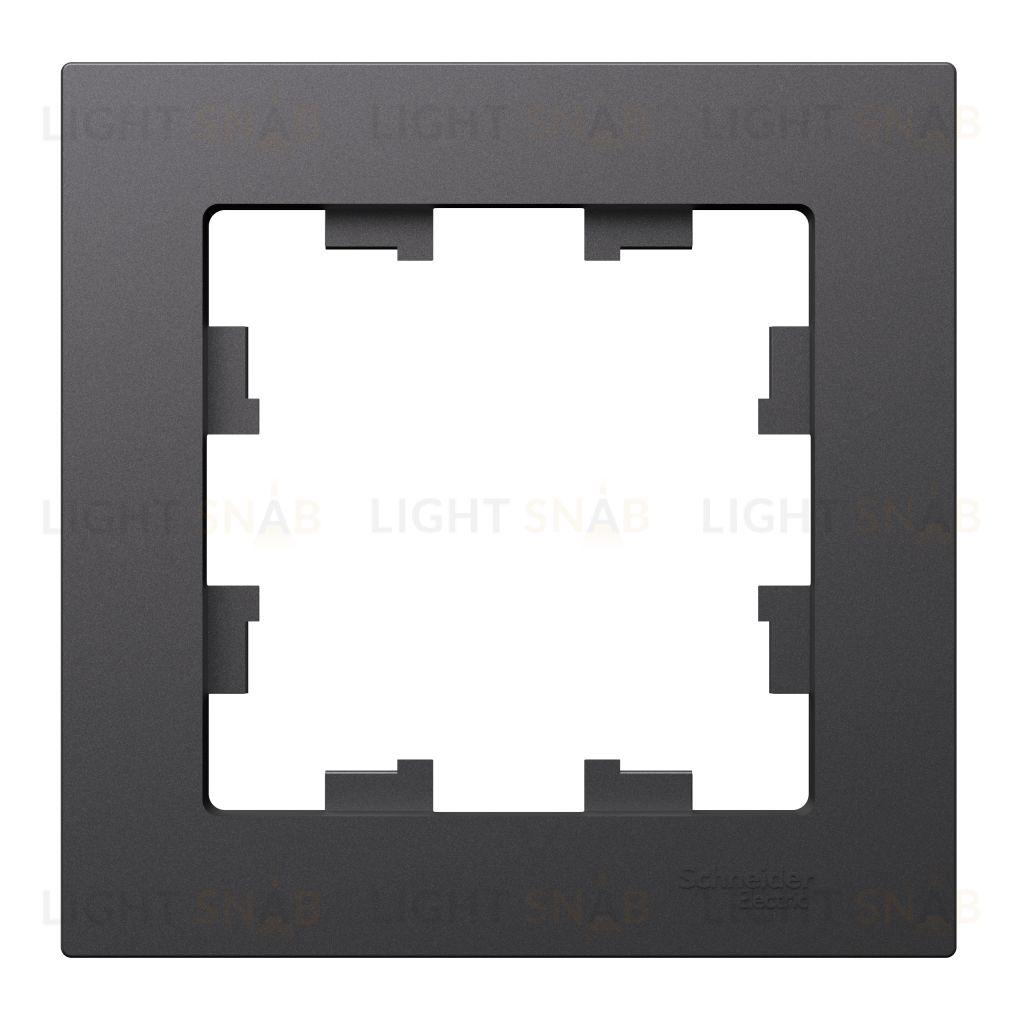 Рамка одинарная Schneider Electric Atlasdesign, базальт ATN001401 ATN001401