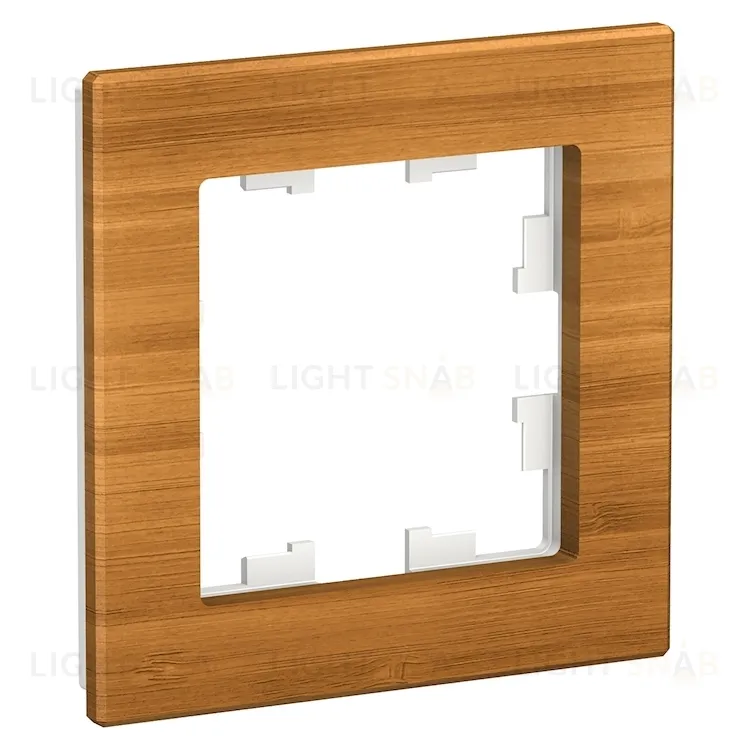 Рамка одинарная Schneider Electric Atlasdesign Nature, дерево бамбук ATN353201 ATN353201