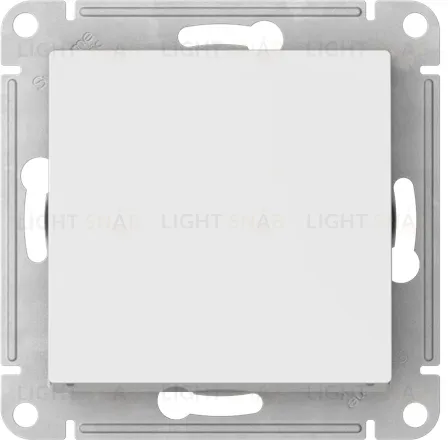 Выключатель одноклавишный кнопочный Schneider Electric Atlasdesign 10А, быстрозажим. клем., белый ATN000115S ATN000115S