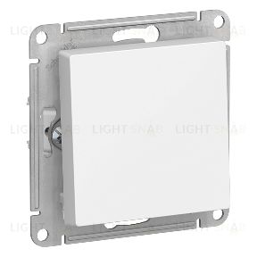 Выключатель одноклавишный кнопочный Schneider Electric Atlasdesign 10А, белый ATN000115 ATN000115