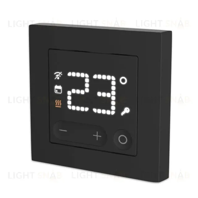 Термостат программируемый для электрического теплого пола Atlasdesign SMART Zigbee, 16А, черный ATN001038Z ATN001038Z