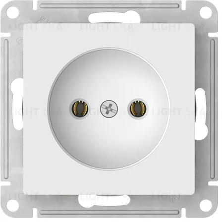 Розетка без заземления Schneider Electric Atlasdesign 16А, быстрозажим. клем., белый ATN000141S ATN000141S