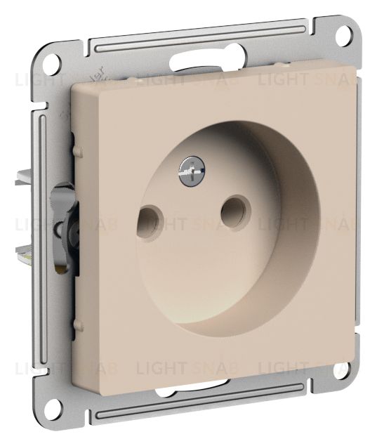 Розетка без заземления Schneider Electric Atlasdesign 16А, песочный ATN001241 ATN001241
