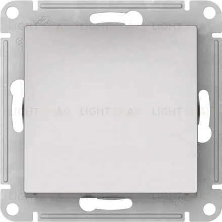 Выключатель одноклавишный Schneider Atlasdesign 10А, быстрозажим. клем., алюминий ATN000311S ATN000311S