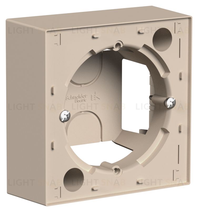 Коробка накладного монтажа Schneider Electric Atlasdesign, песочный ATN001200 ATN001200