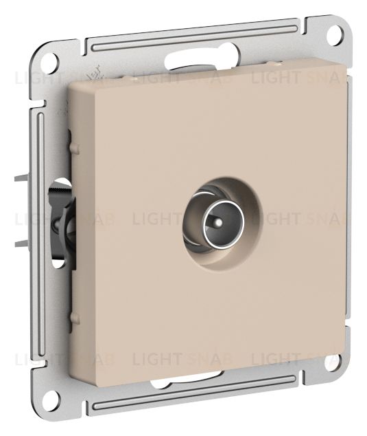 Розетка TV одиночная Schneider Electric Atlasdesign, песочный ATN001293 ATN001293