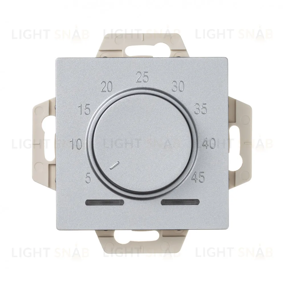 Регулятор теплого пола с датчиком пола Schneider Electric Atlasdesign 10А, алюминий ATN000335 ATN000335