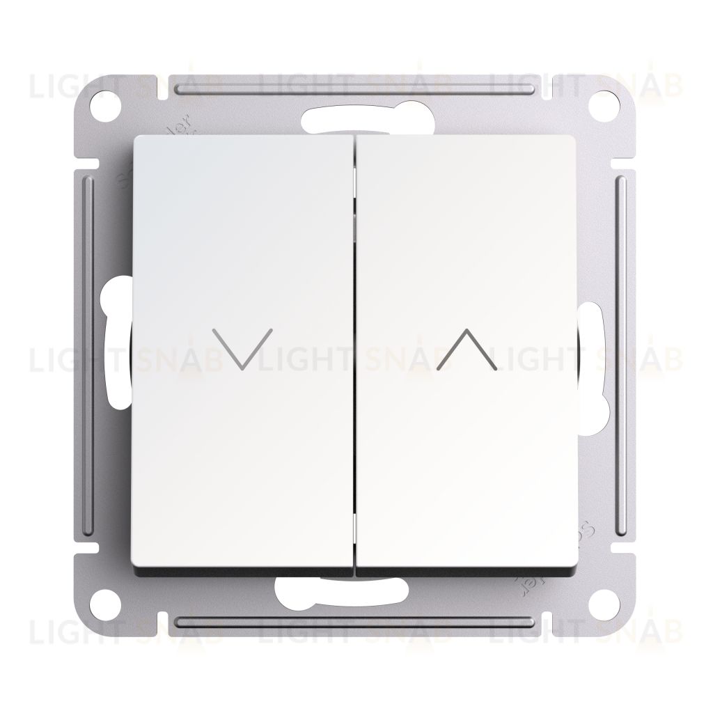 Выключатель управления для жалюзи и рольставней Schneider Electric Atlasdesign 10А/250В, жемчуг ATN000419 ATN000419