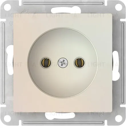 Розетка без заземления Schneider Electric Atlasdesign 16А, быстрозажим. клем., жемчуг ATN000441S ATN000441S