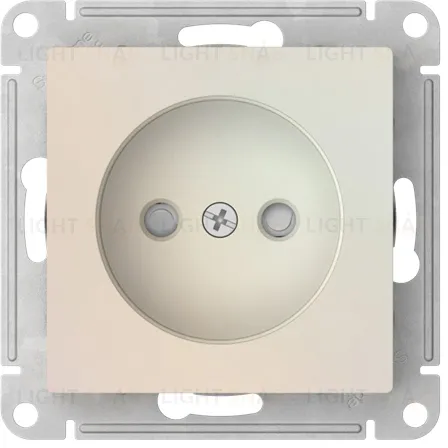Розетка без заземления со шторками Schneider Electric Atlasdesign 16А, быстрозажим. клем., жемчуг ATN000449S ATN000449S