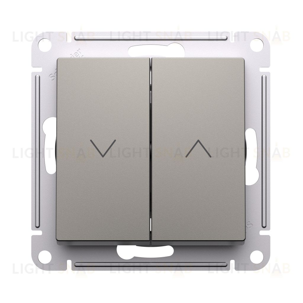 Выключатель управления для жалюзи и рольставней Schneider Electric Atlasdesign 10А/250В, шампань ATN000519 ATN000519