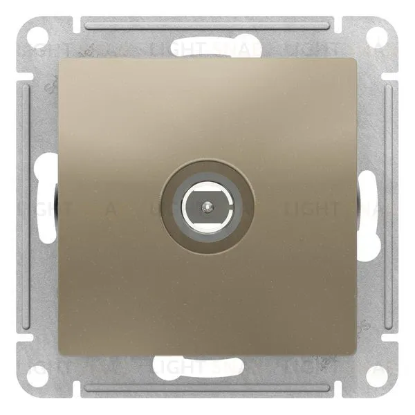 Розетка TV одиночная Schneider Electric Atlasdesign, шампань ATN000593 ATN000593