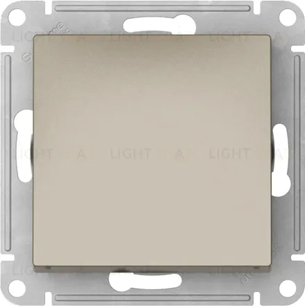 Выключатель одноклавишный перекрестный Schneider Atlasdesign 10А, быстрозажим. клем., шампань ATN000571S ATN000571S