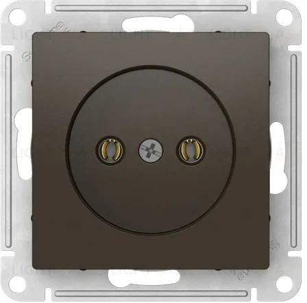 Розетка без заземления Schneider Electric Atlasdesign 16А, быстрозажим. клем., мокко ATN000641S ATN000641S