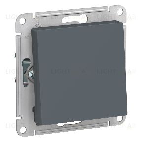 Выключатель одноклавишный проходной Schneider Atlasdesign 10А, грифель ATN000761 ATN000761