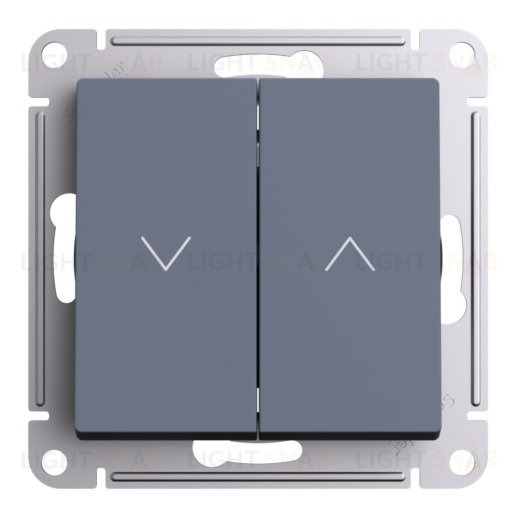 Выключатель управления для жалюзи и рольставней Schneider Electric Atlasdesign 10А/250В, грифель ATN000719 ATN000719