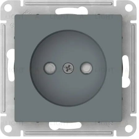 Розетка без заземления со шторками Schneider Electric Atlasdesign 16А, быстрозажим. клем., грифель ATN000749S ATN000749S