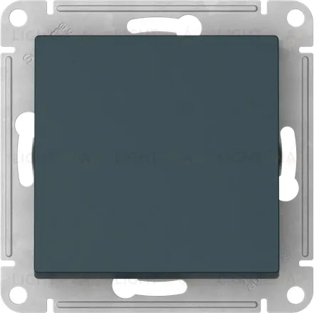 Выключатель одноклавишный кнопочный Schneider Electric Atlasdesign 10А, быстрозажим. клем., изумруд ATN000815S ATN000815S