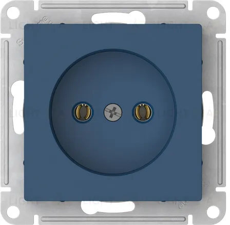 Розетка без заземления Schneider Electric Atlasdesign 16А, быстрозажим. клем., аквамарин ATN001141S ATN001141S