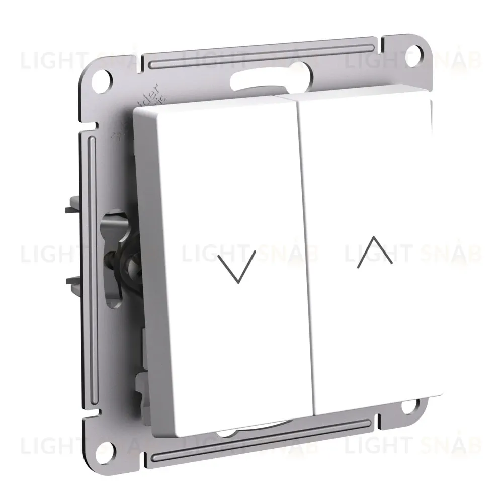 Выключатель управления для жалюзи и рольставней Schneider Electric Atlasdesign 10А/250В, лотос ATN001319 ATN001319