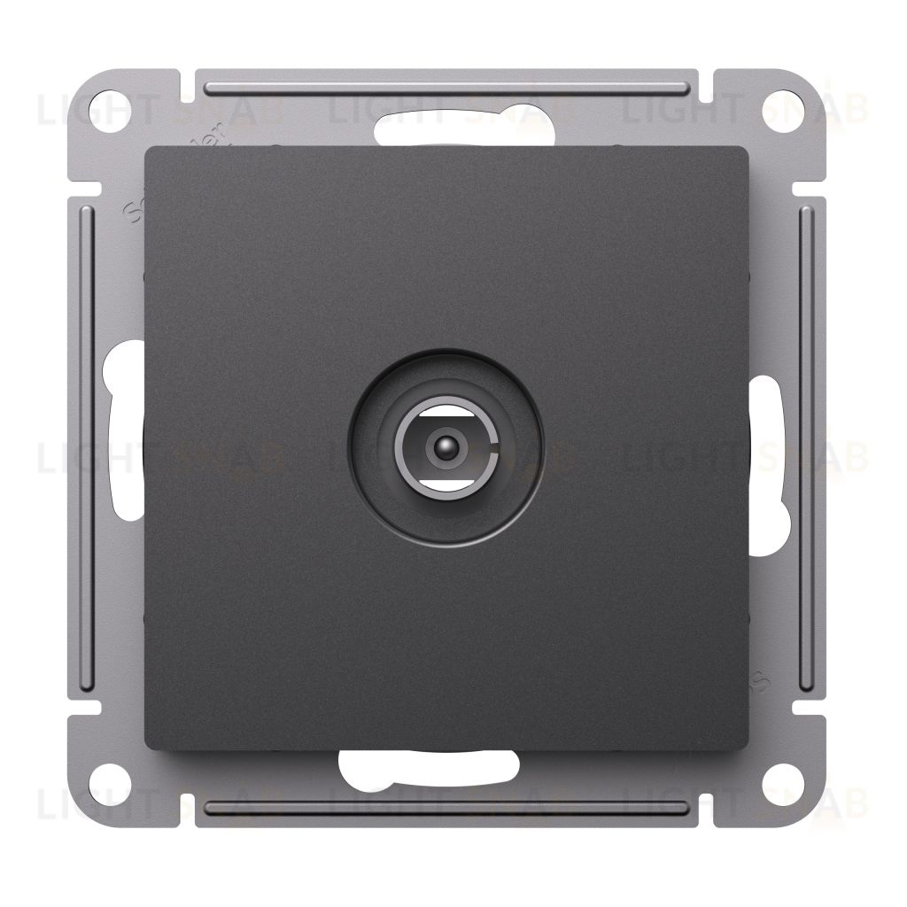 Розетка TV одиночная Schneider Electric Atlasdesign, базальт ATN001493 ATN001493