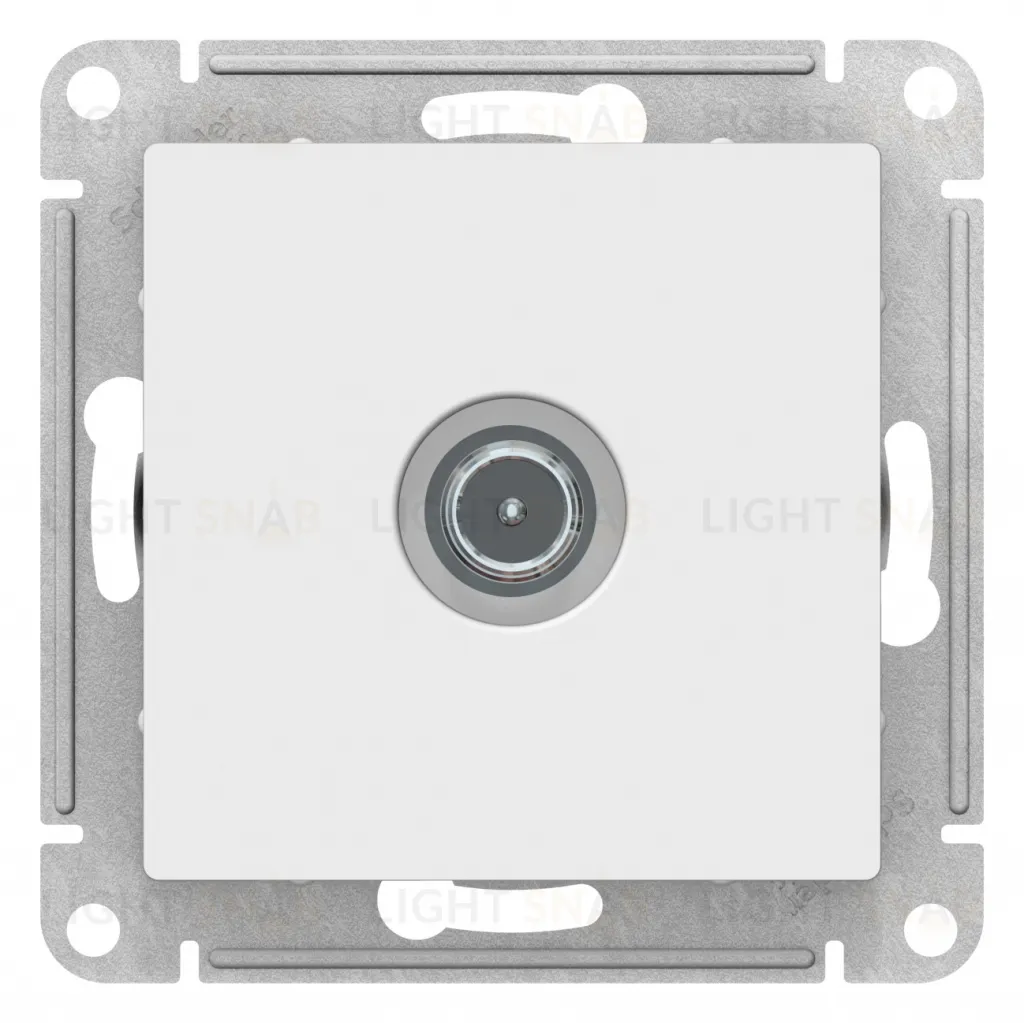 Розетка TV оконечная Schneider Electric Atlasdesign 1DB, лотос ATN001391 ATN001391