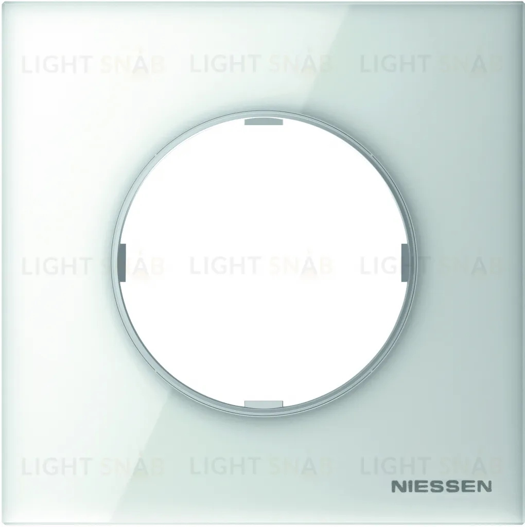 Рамка одинарная ABB Skymoon, белое стекло 2CLA867100A3001 2CLA867100A3001