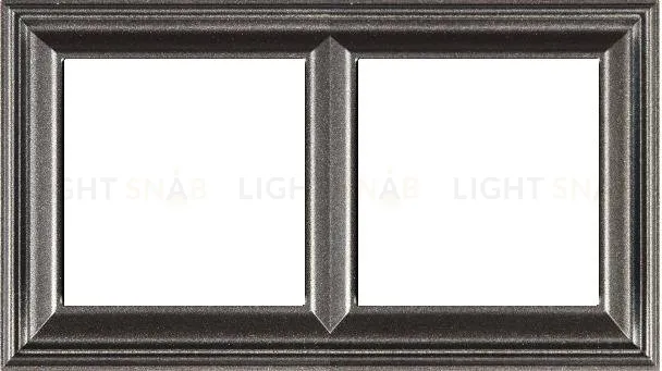 Рамка двойная Jung Eco Profi Deco, антрацит EPD482AN EPD482AN