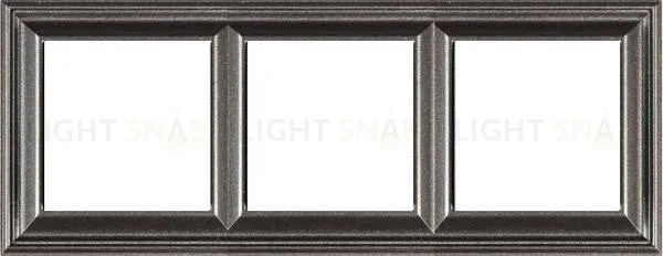 Рамка тройная Jung Eco Profi Deco, антрацит EPD483AN EPD483AN