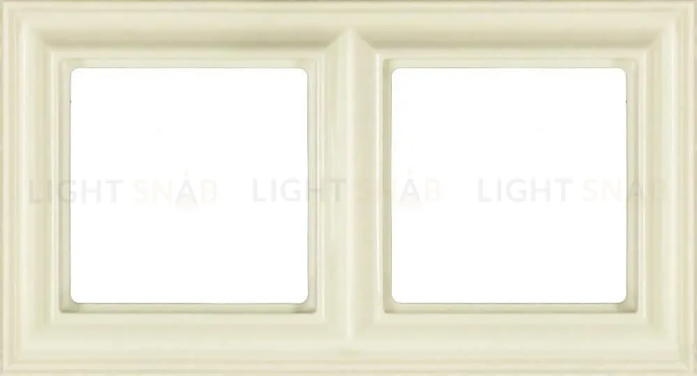 Рамка двойная Jung Eco Profi Deco, слоновая кость EPD482 EPD482