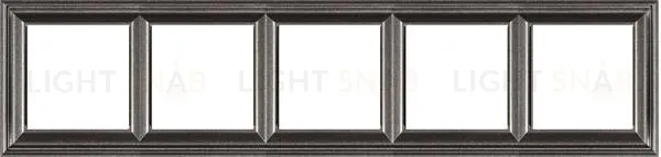 Рамка пятерная Jung Eco Profi Deco, антрацит EPD485AN EPD485AN