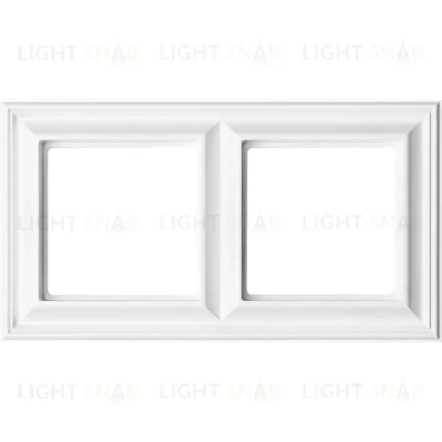Рамка двойная Jung Eco Profi Deco, белый EPD482WW EPD482WW
