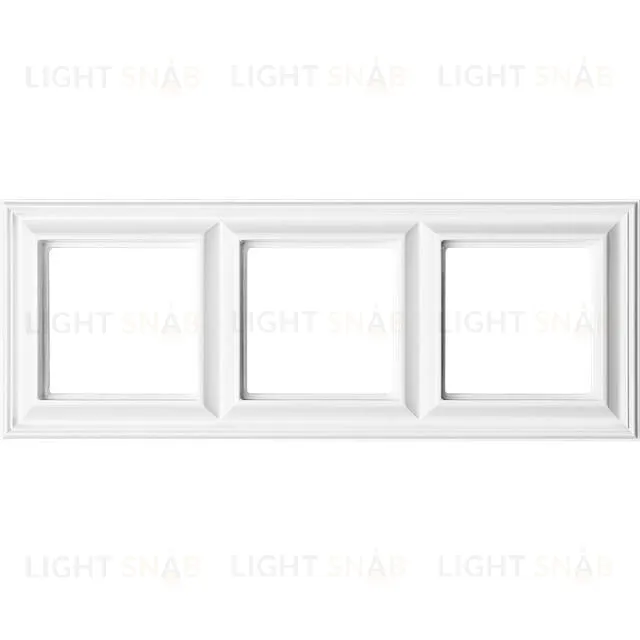 Рамка тройная Jung Eco Profi Deco, белый EPD483WW EPD483WW