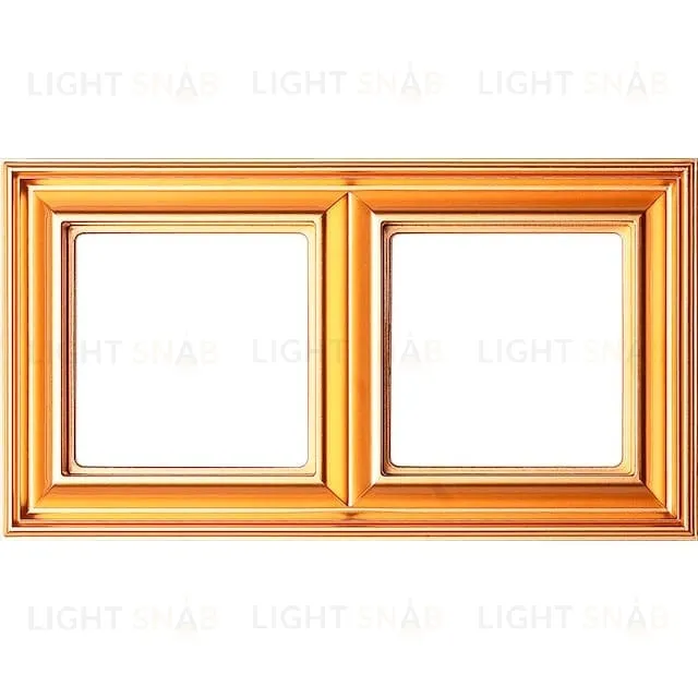 Рамка двойная Jung Eco Profi Deco, золото EPD482GO EPD482GO
