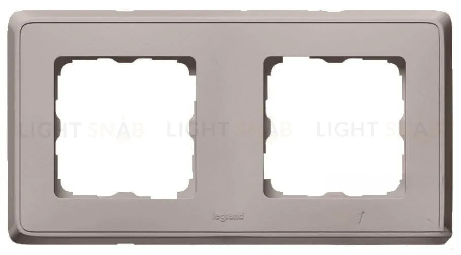 Рамка двойная Legrand Cariva песок 773682 773682