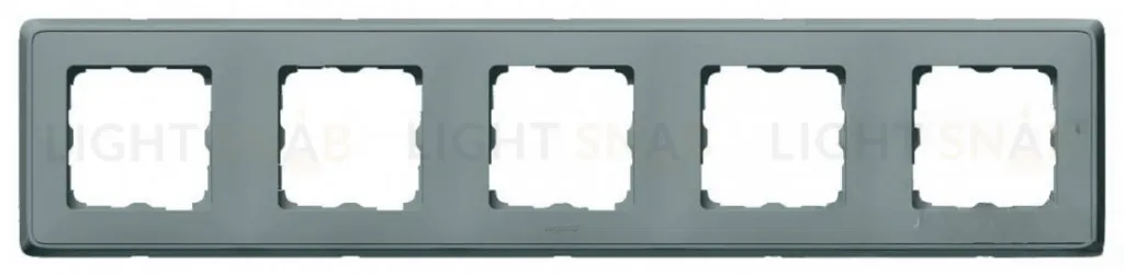 Рамка пятерная Legrand Cariva жемчужно-серый 773695 773695