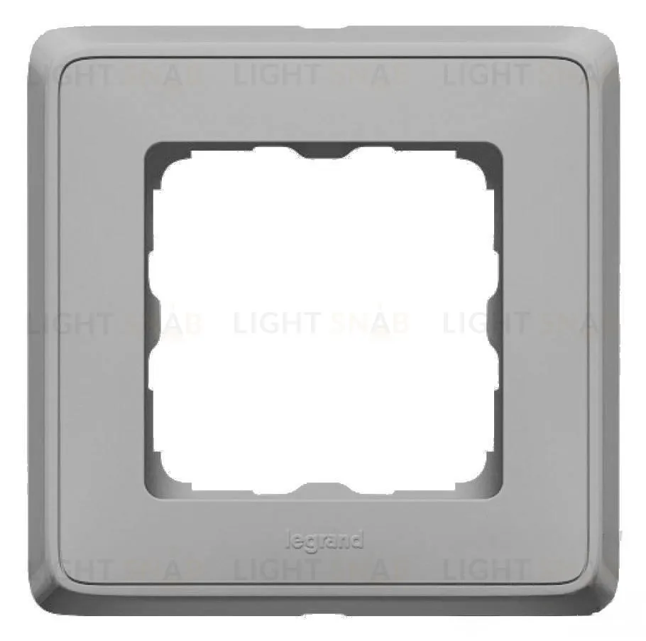 Рамка одинарная Legrand Cariva алюминий 773671 773671