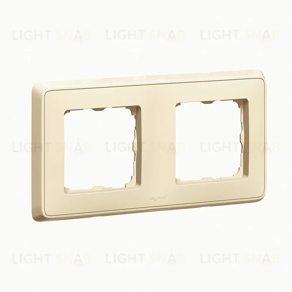 Рамка двойная Legrand Cariva слоновая кость 773752 773752