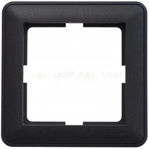 Рамка одинарная Schneider Electric W59 черный бархат KD-1-68 KD-1-68