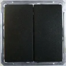 Переключатель двухклавишный Schneider Electric W59 (вкл/выкл с 2-х мест) 16А/250В черный бархат VS616-256-6-86 VS616-256-6-86