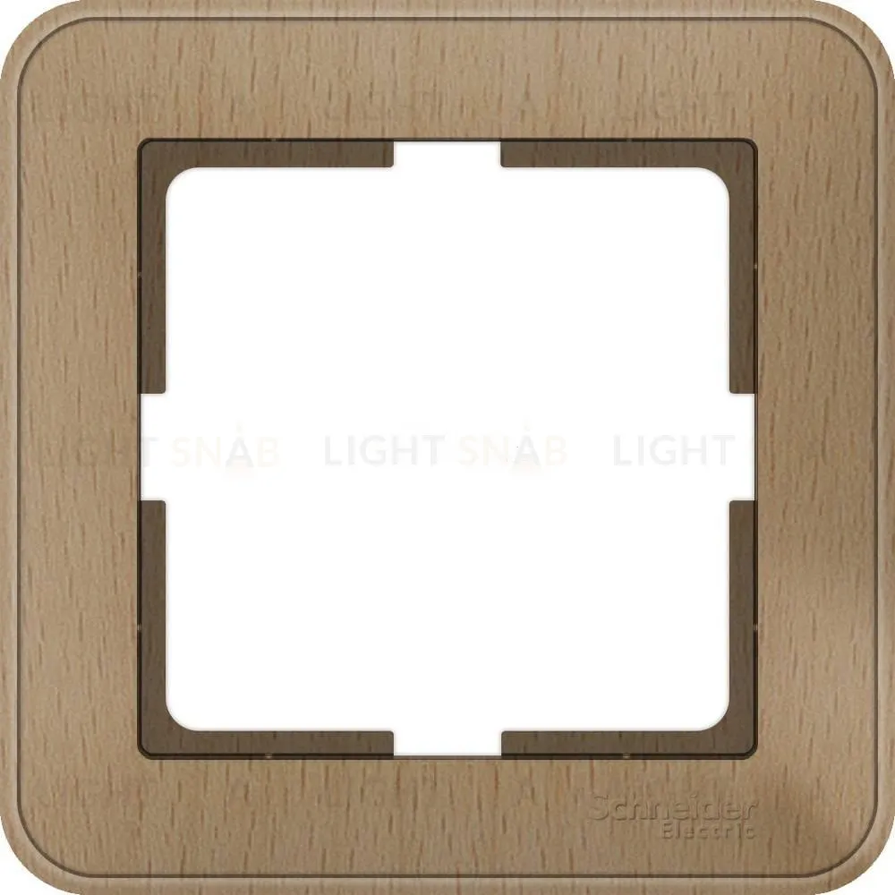 Рамка одинарная Schneider Electric W59 бук KD-1-88 KD-1-88