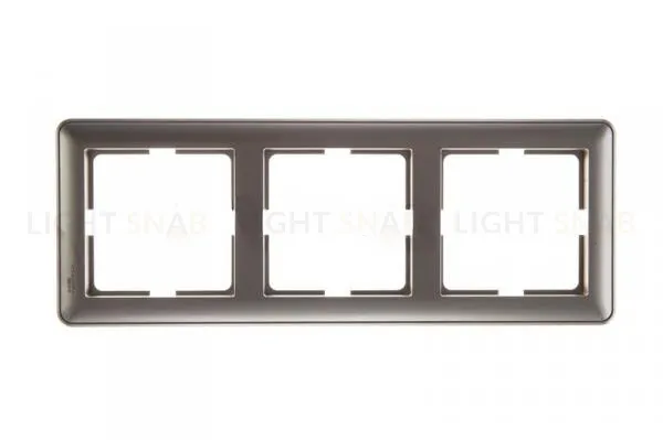 Рамка тройная Schneider Electric W59 шампань KD-3-48 KD-3-48
