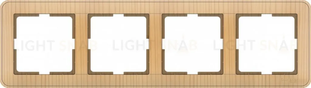 Рамка четверная Schneider Electric W59 сосна KD-4-78 KD-4-78