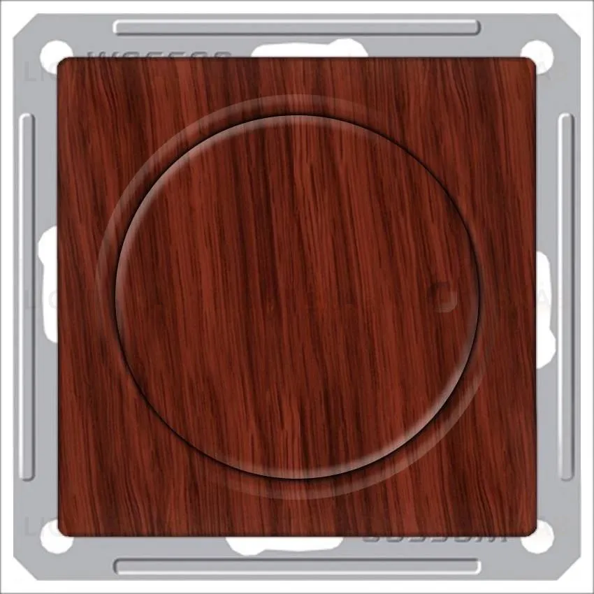 Светорегулятор поворотный Schneider Electric W59 300 Вт, 230 В для галог. ламп и накаливан., мореный дуб SR-5S0-9-86 SR-5S0-9-86