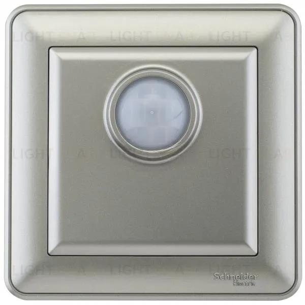 Датчик движения Schneider Electric W59 40-350 Вт без нейтрального проводника в сборе с рамкой, шампань DDS-152-48 DDS-152-48