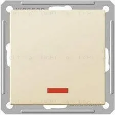Выключатель одноклавишный с подсветкой Schneider Electric W59 16А/250В слоновая кость VS116-153-2-86 VS116-153-2-86
