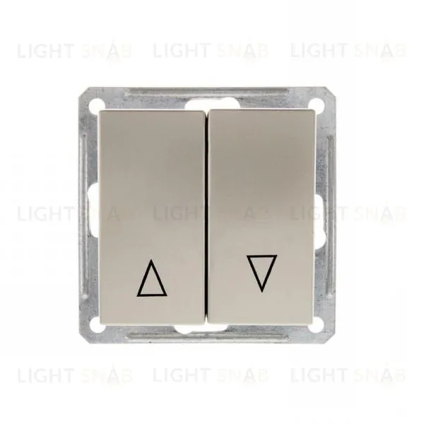 Выключатель для жалюзи с механической блокировкой Schneider Electric W59 16А/250В, шампань VS416-253-4-86 VS416-253-4-86